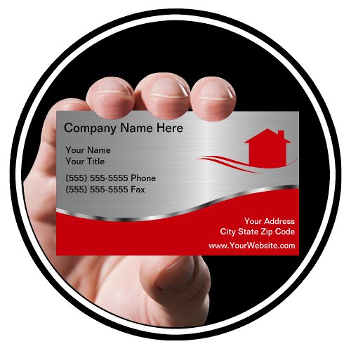 Cool Real Estate And Home Services Business Cards