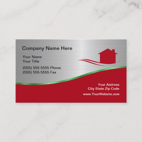 Cool Real Estate Business Card Design Template
