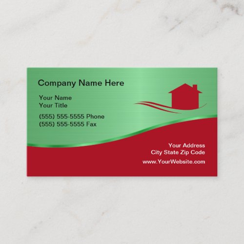 Cool Real Estate Business Card Unique