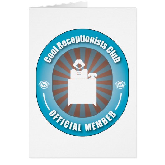 Cool Receptionists Club Cards (Front)