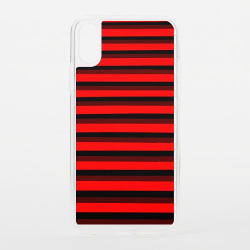 COOL Red and Black Patterns iPhone XS Case