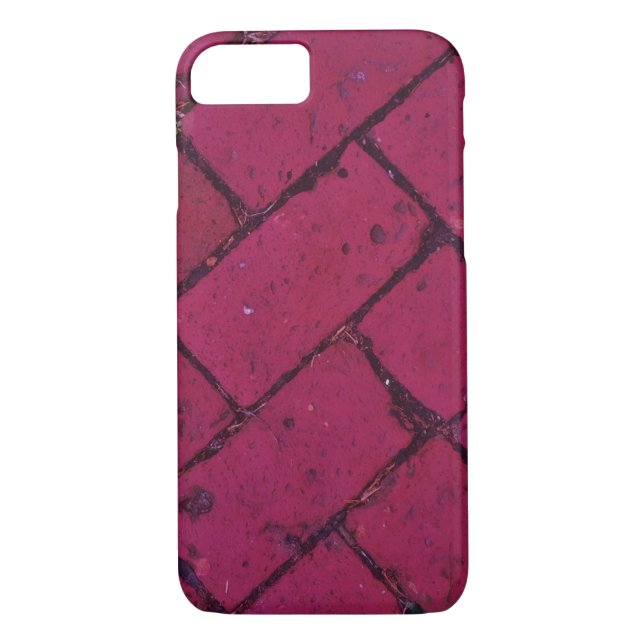 Cool Red Brick iPhone 7 case (Back)