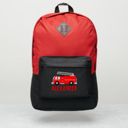 Cool Red Fire Truck Name Port Authority&#174; Backpack