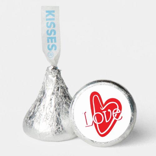 Cool Red Heart With LOVE Hersheys Kisses