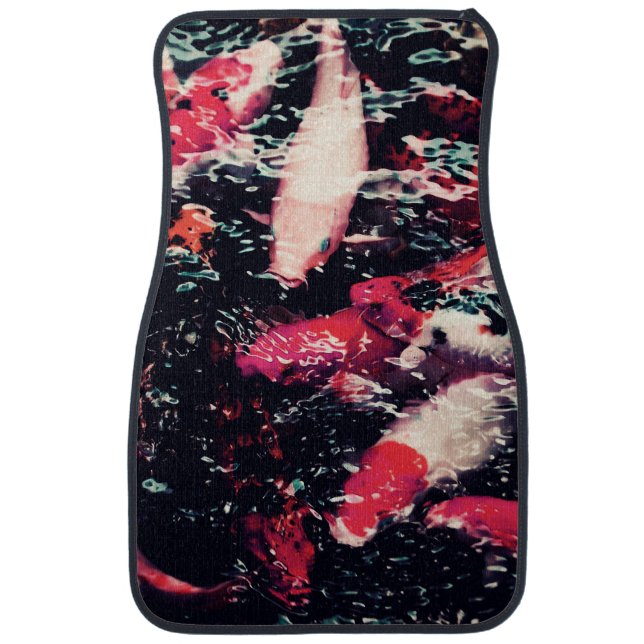 Cool Red Koi Fish in the Water Car Floor Mat (Front)