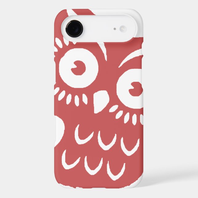 Cool Red Owl Case-Mate Samsung Galaxy Case (Back)