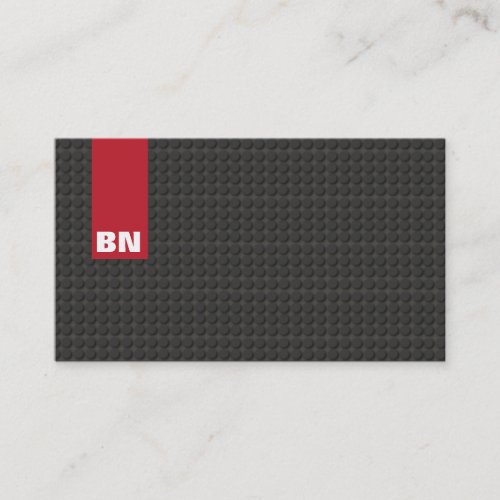 Red Stripe Black Tread Business Card