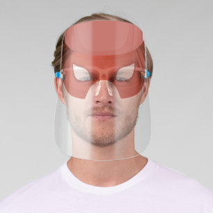 Cool Red Superhero Mask