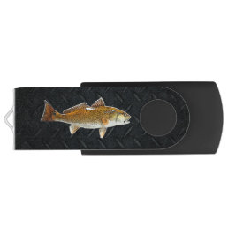 Cool Redfish Fishing Outdoors Flash Drive