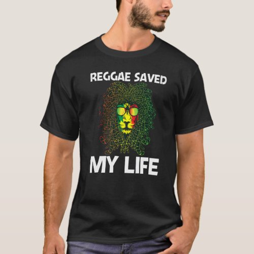 Cool Reggae For Men Women Jamaican Music Genre T_Shirt