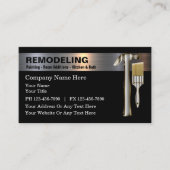 Cool Remodeling Glossy Business Cards Design (Front)