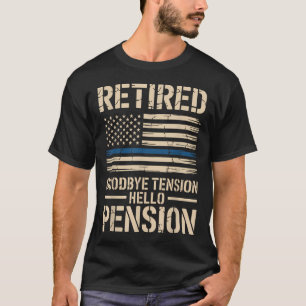 Cool Retired Police Officer Retired T-Shirt