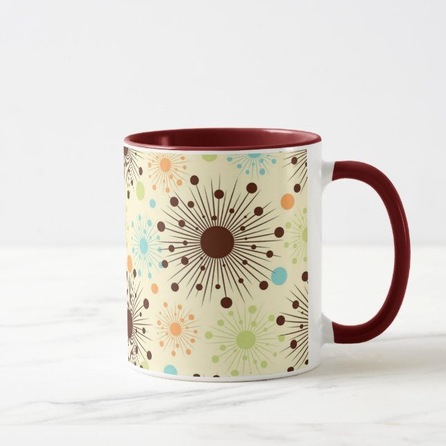 Cool Retro 50's Coffee Mug Design (Right)