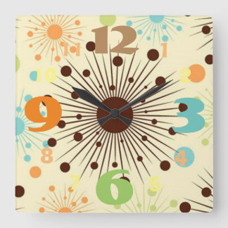 Cool Retro 50's Design Wall Clock