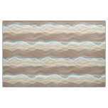 Cool Retro Abstract Artistic Waves Pattern Fabric