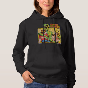Cool Retro Alien ET Hello Humans Outer Space Galax Hoodie