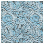 Cool Retro Artistic Abstract Waves Pattern Fabric