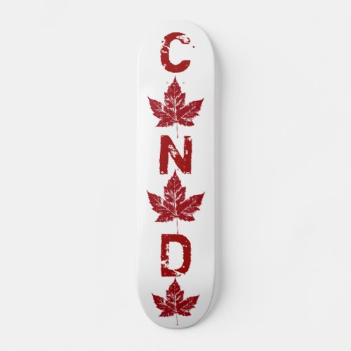 Cool Retro Canada Skateboard Vintage Maple Leaf