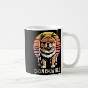 Cool Retro Chow Chow Dad Funny Vintage Dog Owner Coffee Mug