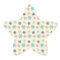 Cool Retro Christmas Holiday Pastel Snowflakes