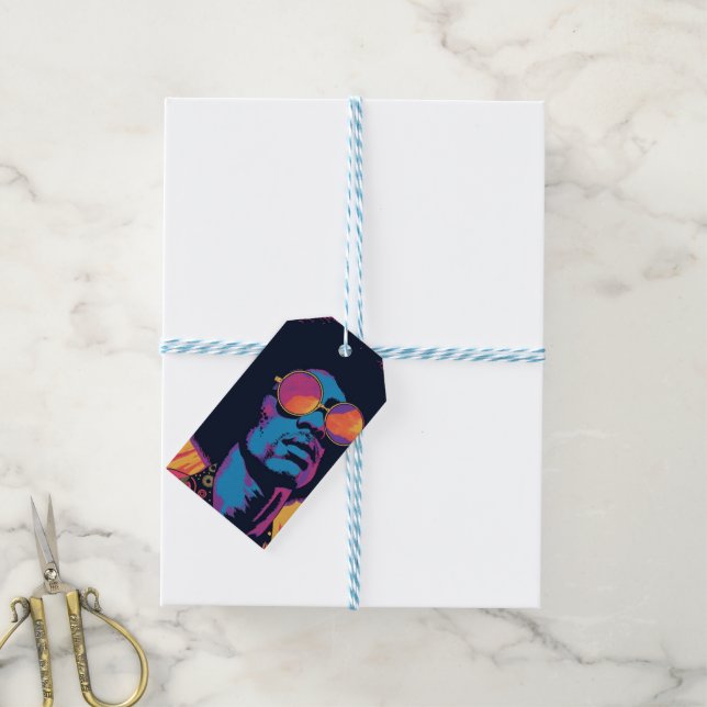 Cool/Retro Gift Tag (With Twine)
