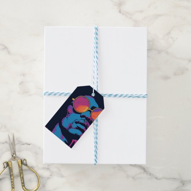 Cool/Retro Gift Tag (With Twine)