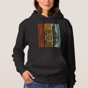 Cool Retro Handpan Player Instrument Hoodie