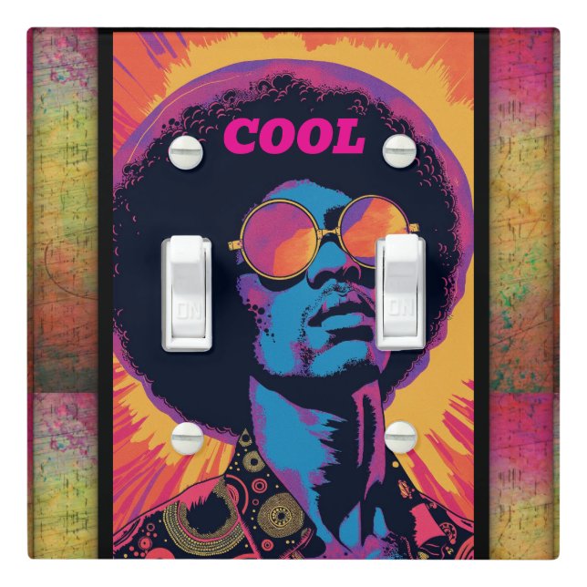 Cool/Retro Light Switch Cover (In Situ)