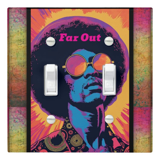 Cool/Retro Light Switch Cover (In Situ)