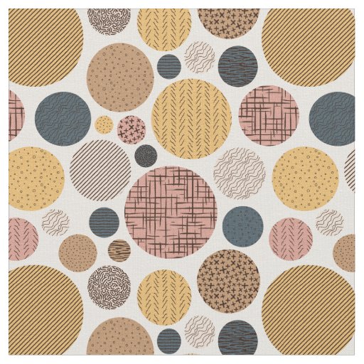 Cool Retro Mod Mid Century Pattern Fabric