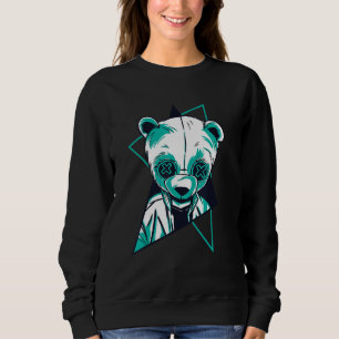 Cool Retro Panda Sweatshirt