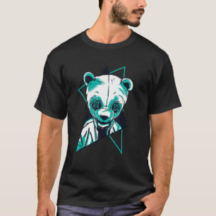 Cool Retro Panda T-Shirt