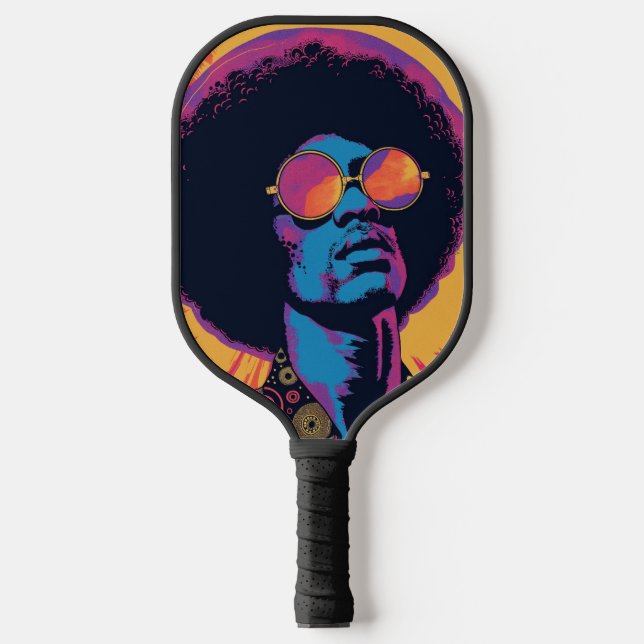 Cool/Retro Pickleball Paddle (Front)