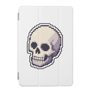 Cool Retro Pixel Art Skull iPad Smart Cover