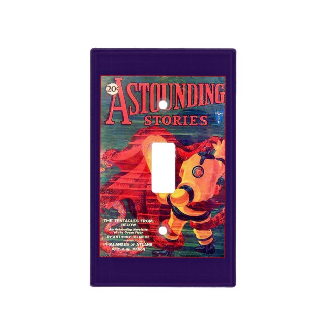 Cool Retro Sci Fi Magazine Switch Cover (Front)