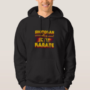 Cool Retro Shotokan Karate Design Summer Outfit Hoodie