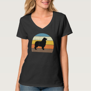 Cool Retro Sunset Australian Shepherds - Great Fun T-Shirt