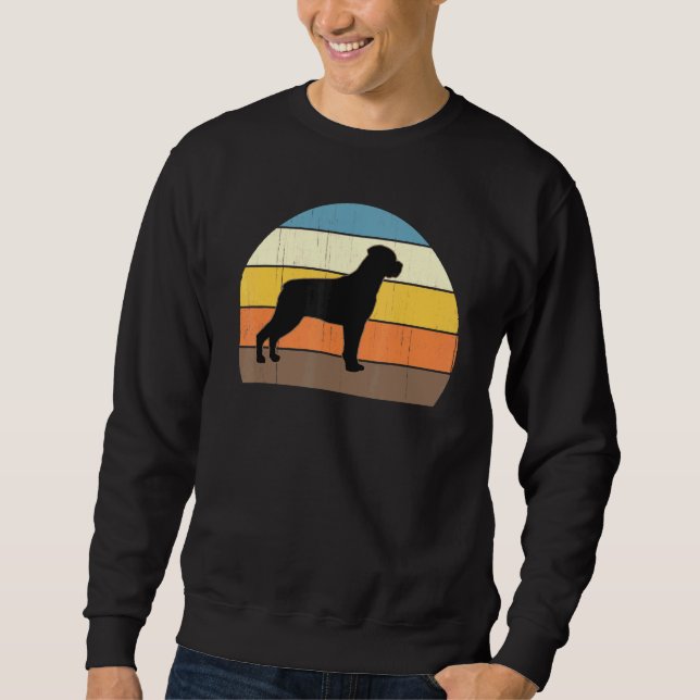 Cool Retro Sunset Rottweilers Great Rottweiler Own Sweatshirt (Front)