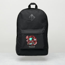 cool retro television add name skateboarding port authority&#174; backpack