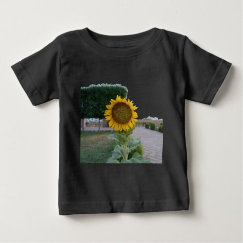 Cool Retro Trendy Hakuna Matata Gifts Sunflower de Baby T_Shirt
