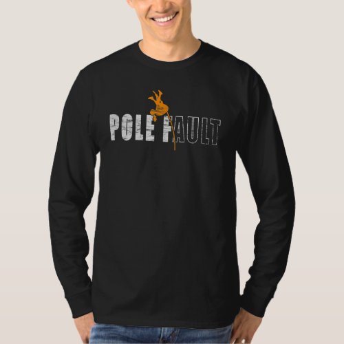 Cool Retro Vault Athlete Vaulter Pole Jumper_1 T_Shirt