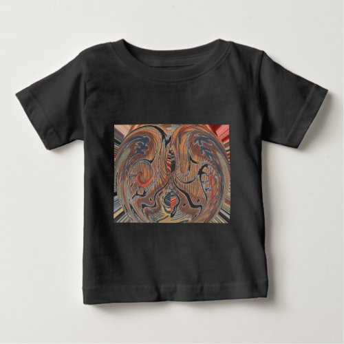 Cool Retro Vintage Aztec Hakuna Matata Colors Baby T_Shirt