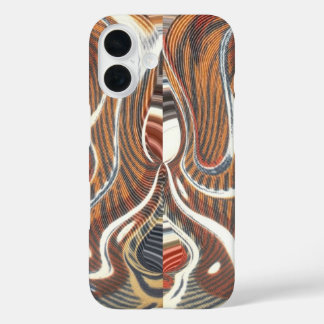 Cool Retro Vintage Aztec Hakuna Matata Colors iPhone 16 Case