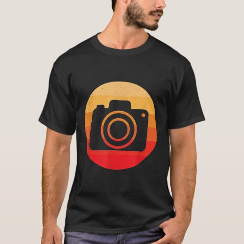Cool Retro Vintage Camera Photographer Gift T_Shir T_Shirt