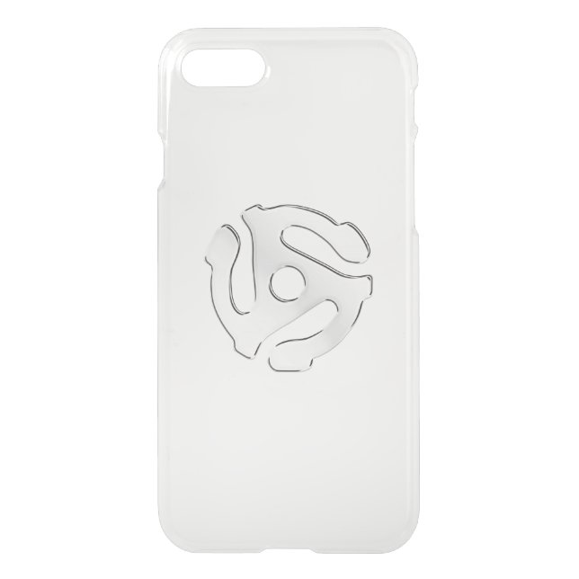 COOL Retro Vintage Chrome 45 spacer DJ Uncommon iPhone Case (Back)