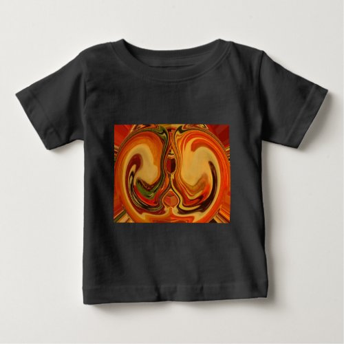 Cool Retro Vintage Hakuna Matata Fall Raster Color Baby T_Shirt