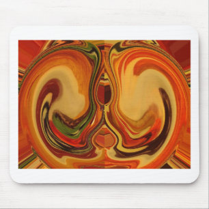 Cool Retro Vintage Hakuna Matata Fall Raster Color Mouse Pad