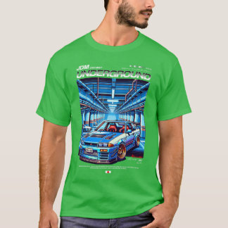 Cool Retro Vintage Japanese JDM Tokyo Japan Drift  T-Shirt