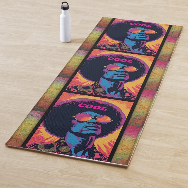 Cool/Retro Yoga Mat (In Situ)