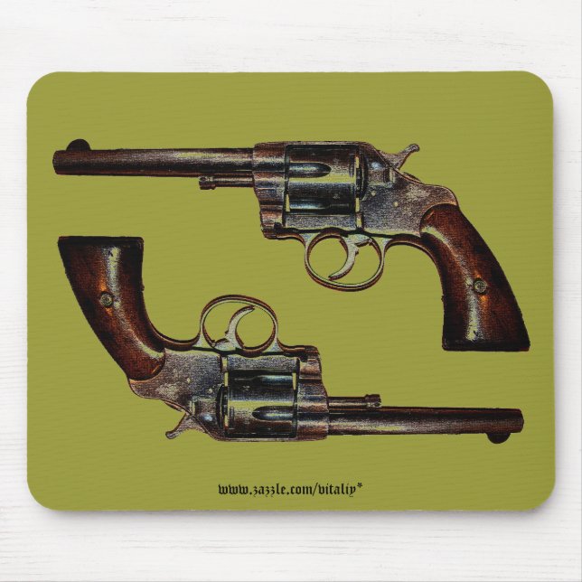 Cool revolver mousepad (Front)